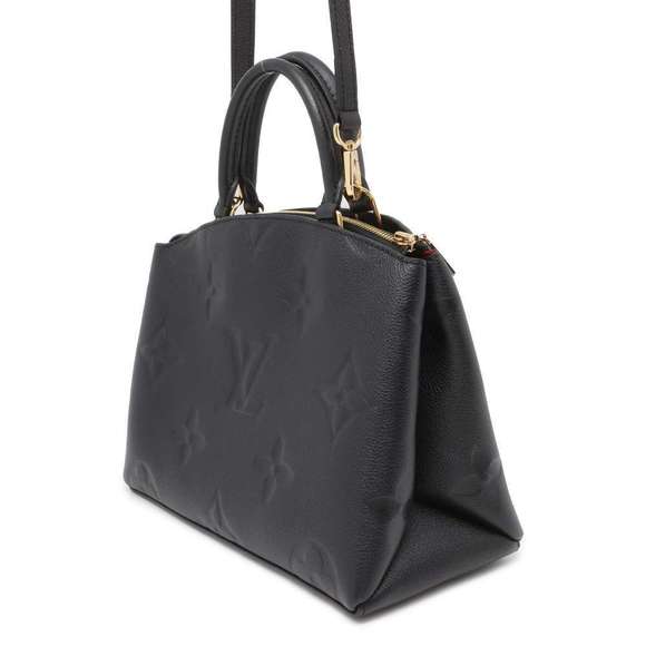 Louis Vuitton Petit 2way PM Black Bag Monogram Empreinte Palais Shoulder - Picture 1 of 12